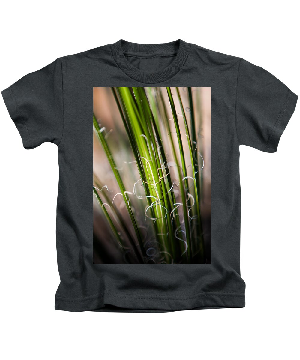Botanical Kids T-Shirt featuring the photograph Tropical Grass by John Wadleigh