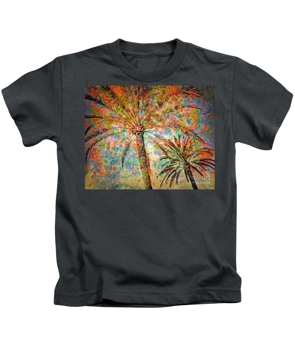 Digital Art Kids T-Shirt featuring the photograph Tropicana by Edmund Nagele FRPS