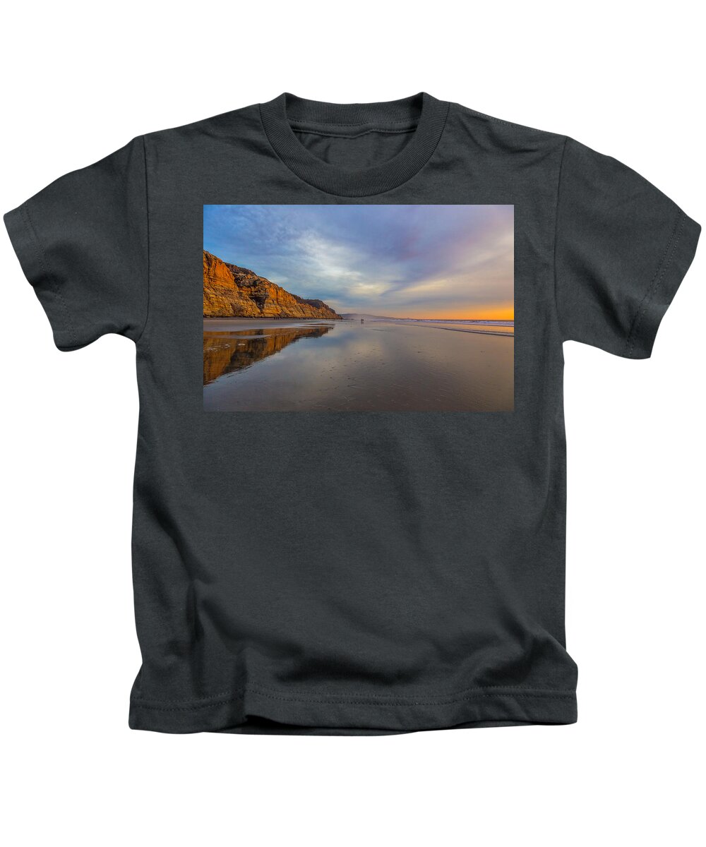 Beach Kids T-Shirt featuring the photograph Two by Peter Tellone