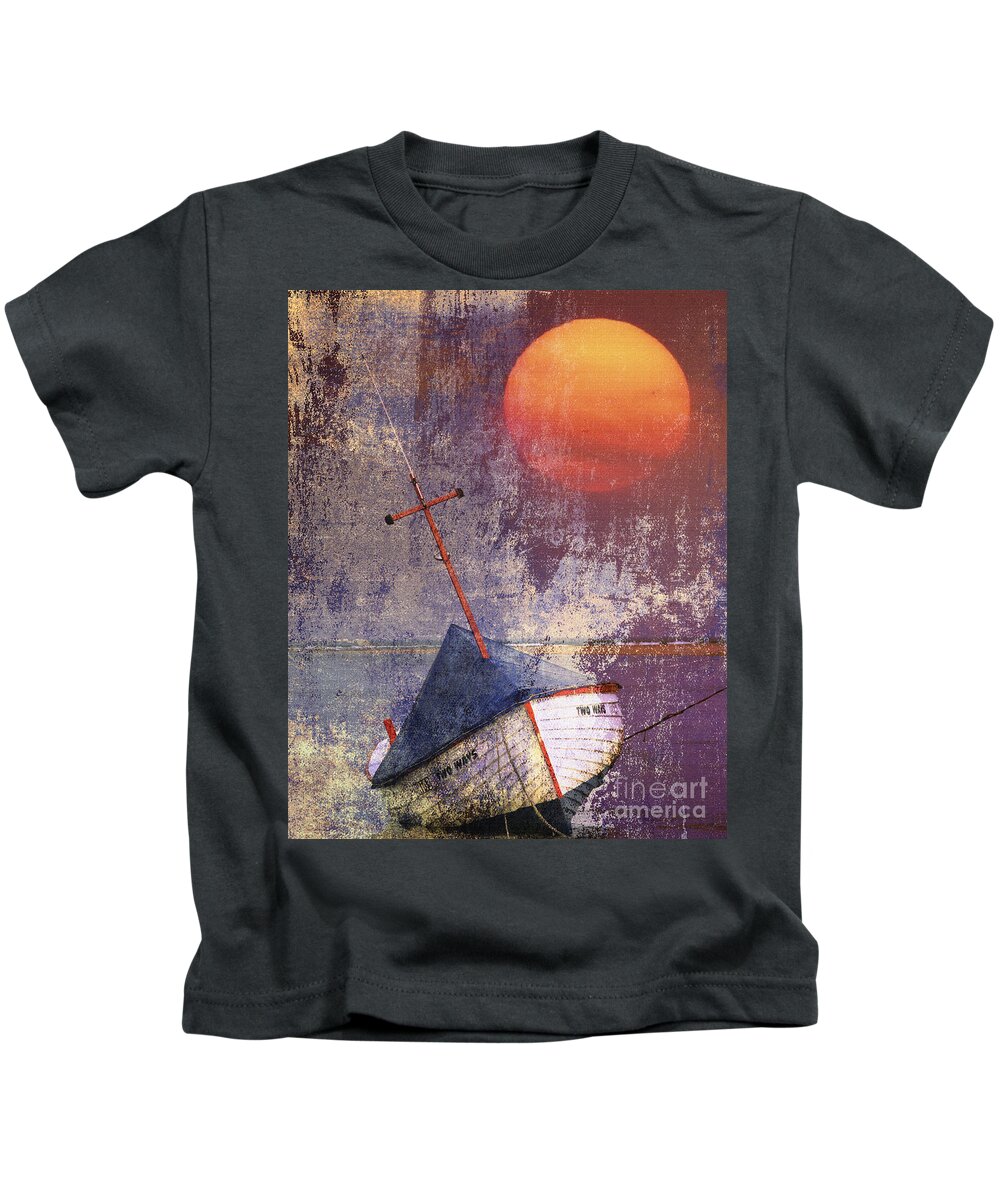 Digital Art Kids T-Shirt featuring the photograph Two Ways by Edmund Nagele FRPS
