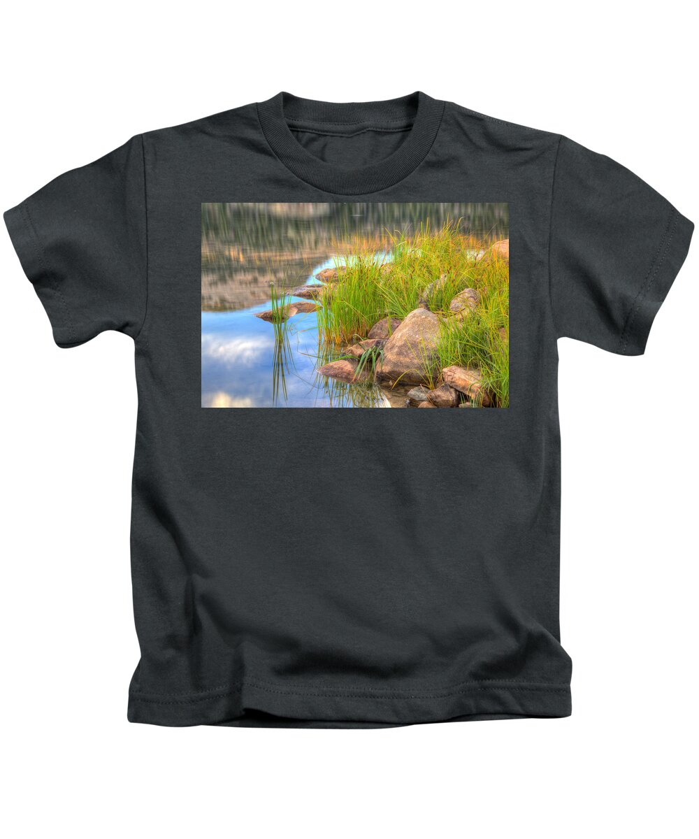 Uinta Kids T-Shirt featuring the photograph Uinta Reflections by Dustin LeFevre