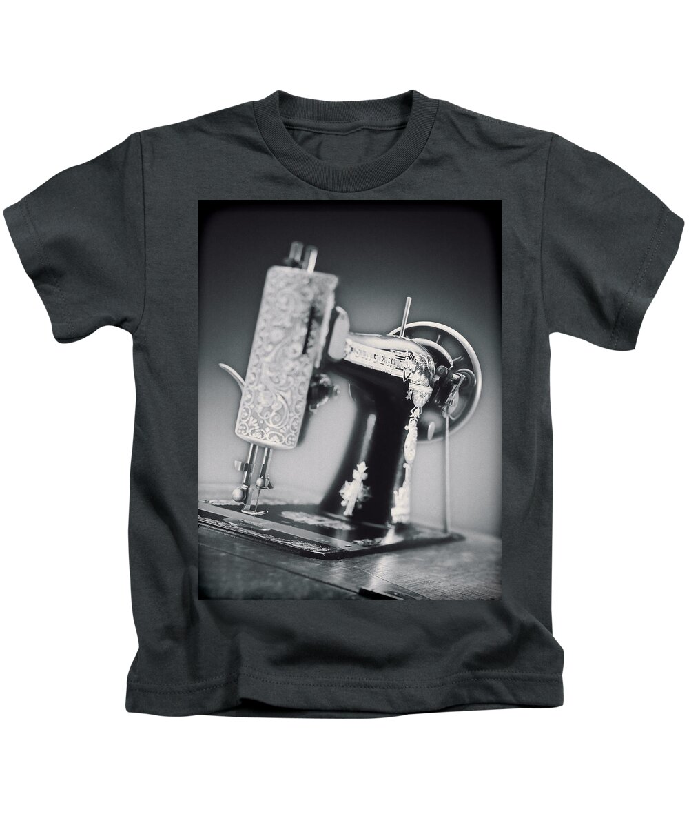 Vintage Kids T-Shirt featuring the photograph Vintage Machine by Kelley King