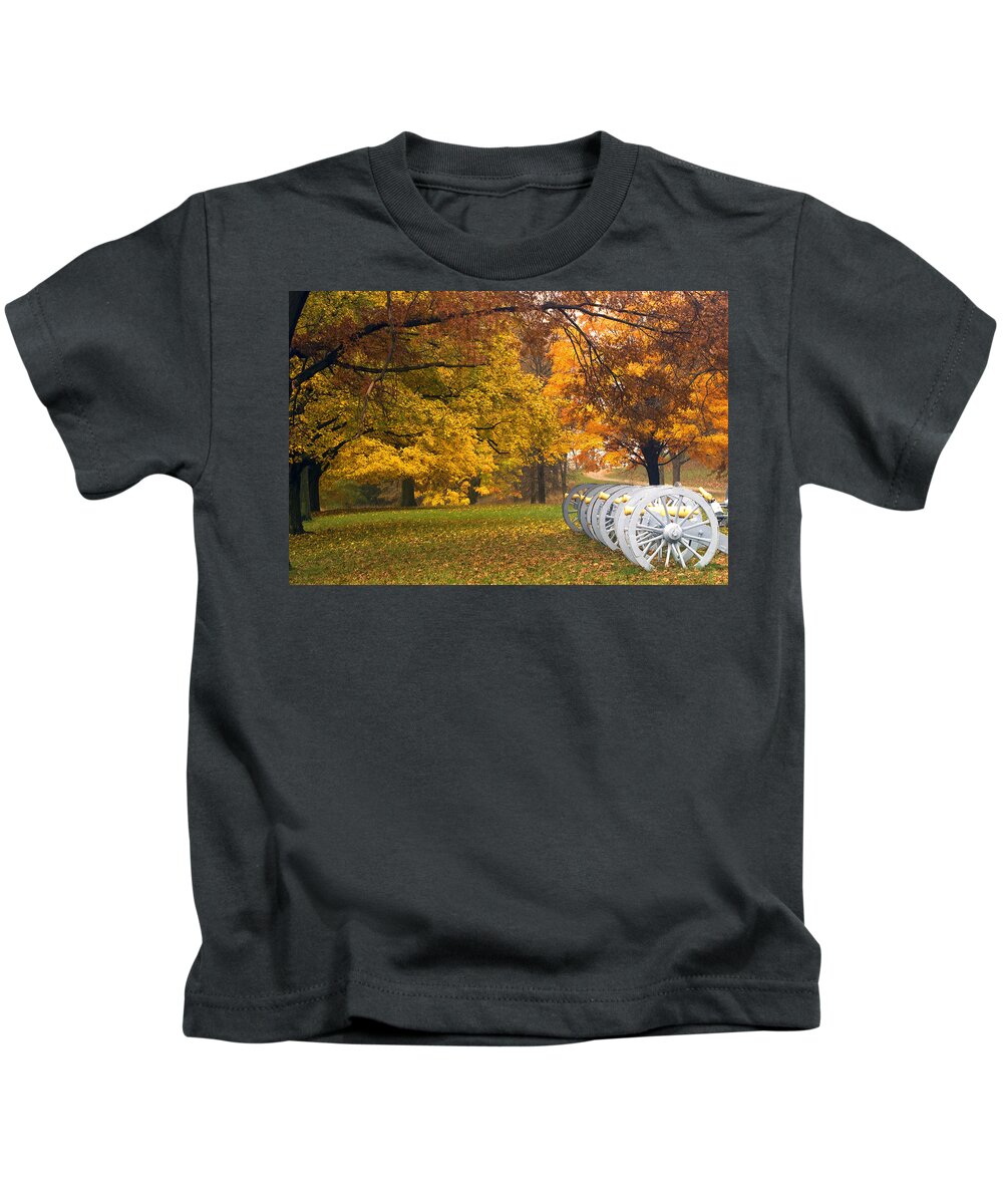 Cannon Kids T-Shirt featuring the photograph War and Peace by Paul W Faust - Impressions of Light