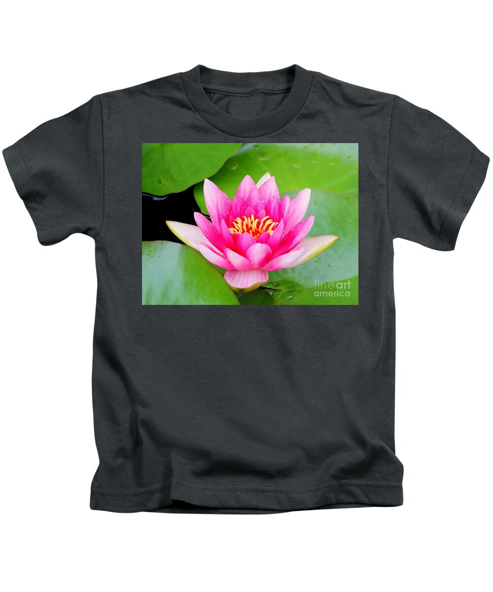 Blossom Kids T-Shirt featuring the photograph Water lily by Amanda Mohler