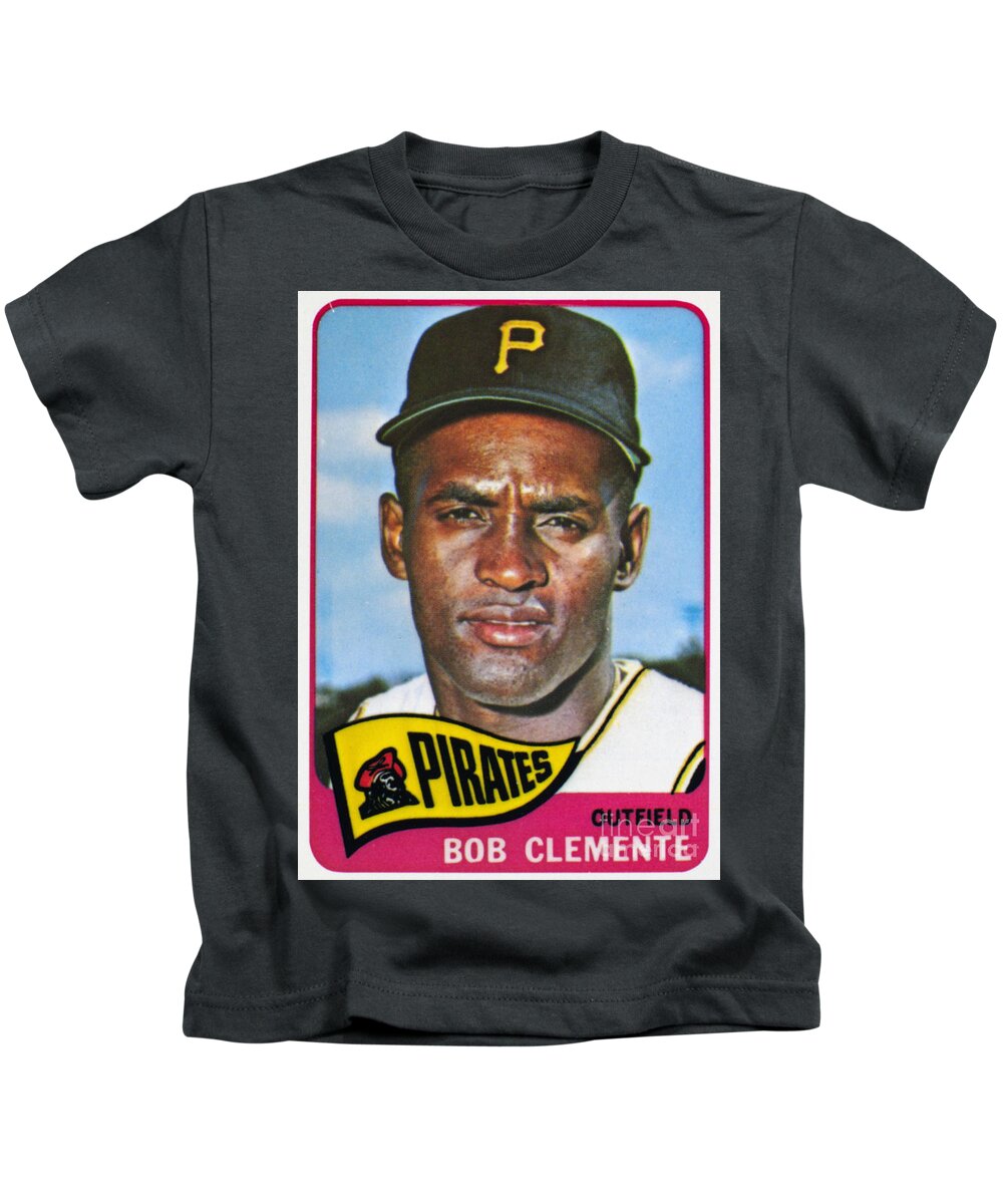 Roberto Clemente Kids T-Shirt by Granger - Pixels