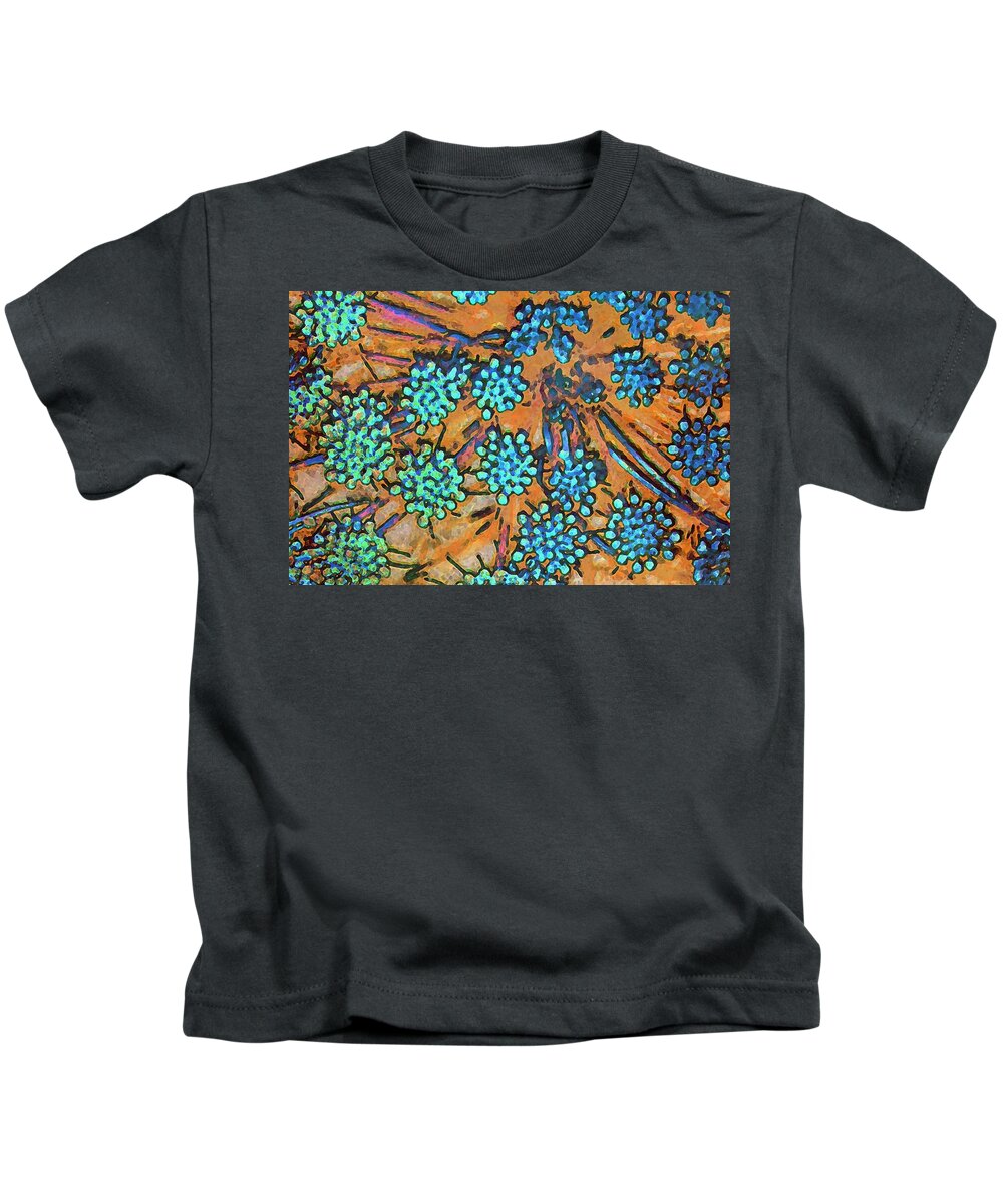 Altered Kids T-Shirt featuring the photograph Altered Flower 4 by Andrew Hewett