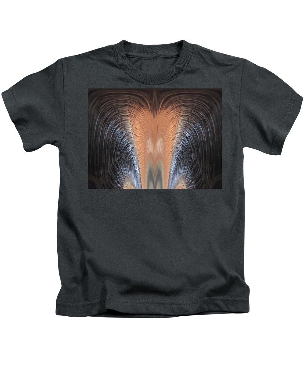 Abstract Kids T-Shirt featuring the digital art Bad Hair Day by Tim Allen
