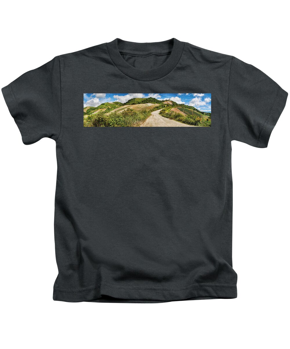 Cubiro Kids T-Shirt featuring the photograph Cubiro Valley by Galeria Trompiz