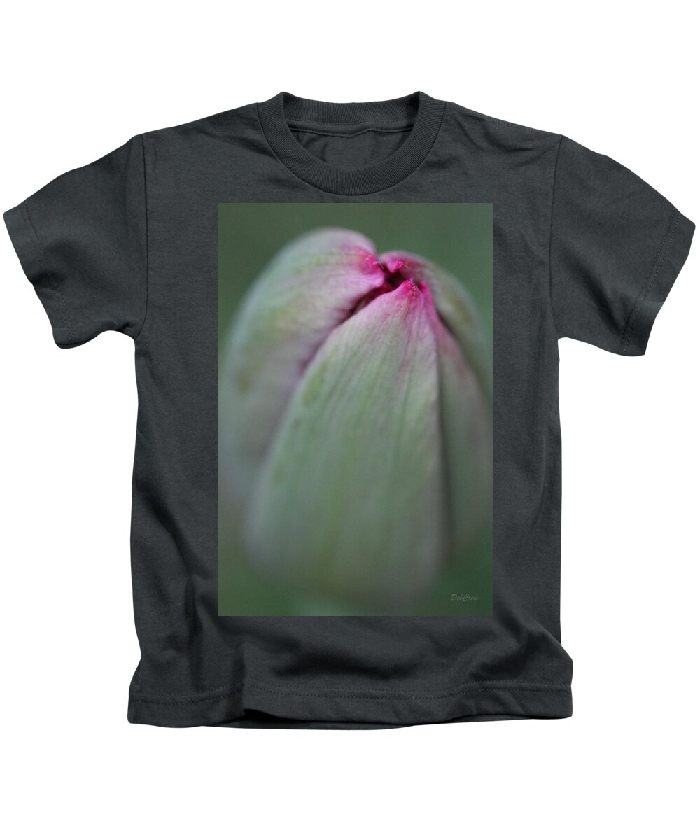 Buds Kids T-Shirt featuring the photograph Exhale by Deborah Crew-Johnson