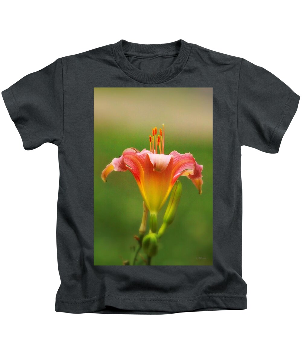 Flower Kids T-Shirt featuring the photograph Pastel Lilyform by Deborah Crew-Johnson
