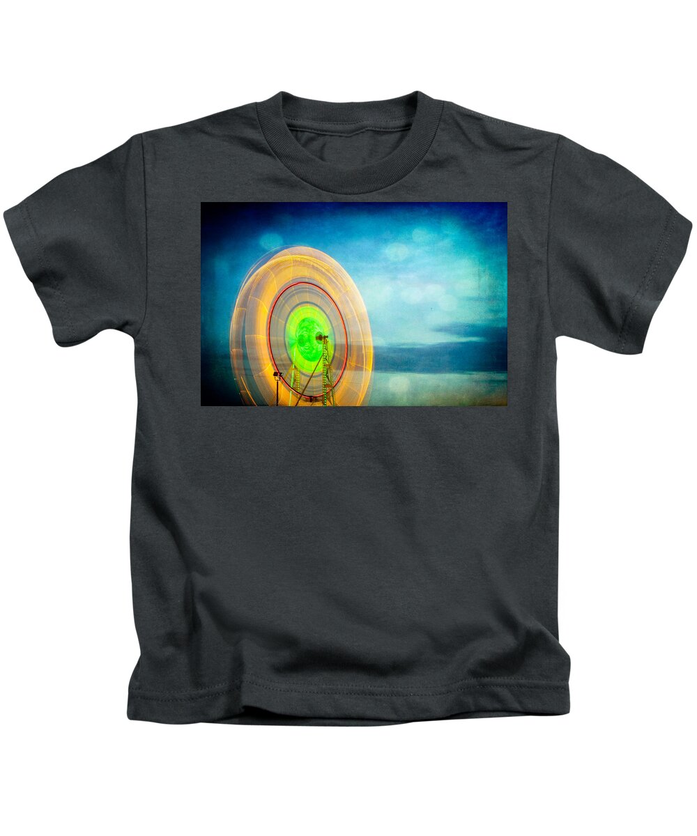 People Kids T-Shirt featuring the photograph Spinning 2 by Joye Ardyn Durham