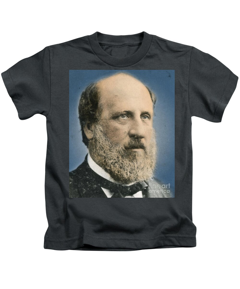 William Magear Tweed Kids T-Shirt featuring the photograph William Boss Tweed, American Politician by Photo Researchers
