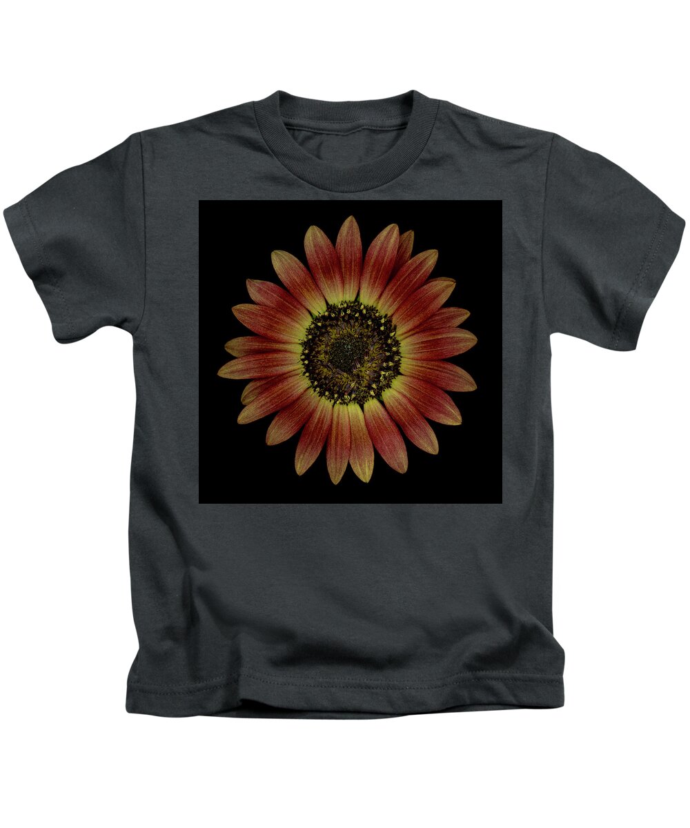 Black Kids T-Shirt featuring the photograph Brown Sunflower #1 by Oscar Gutierrez
