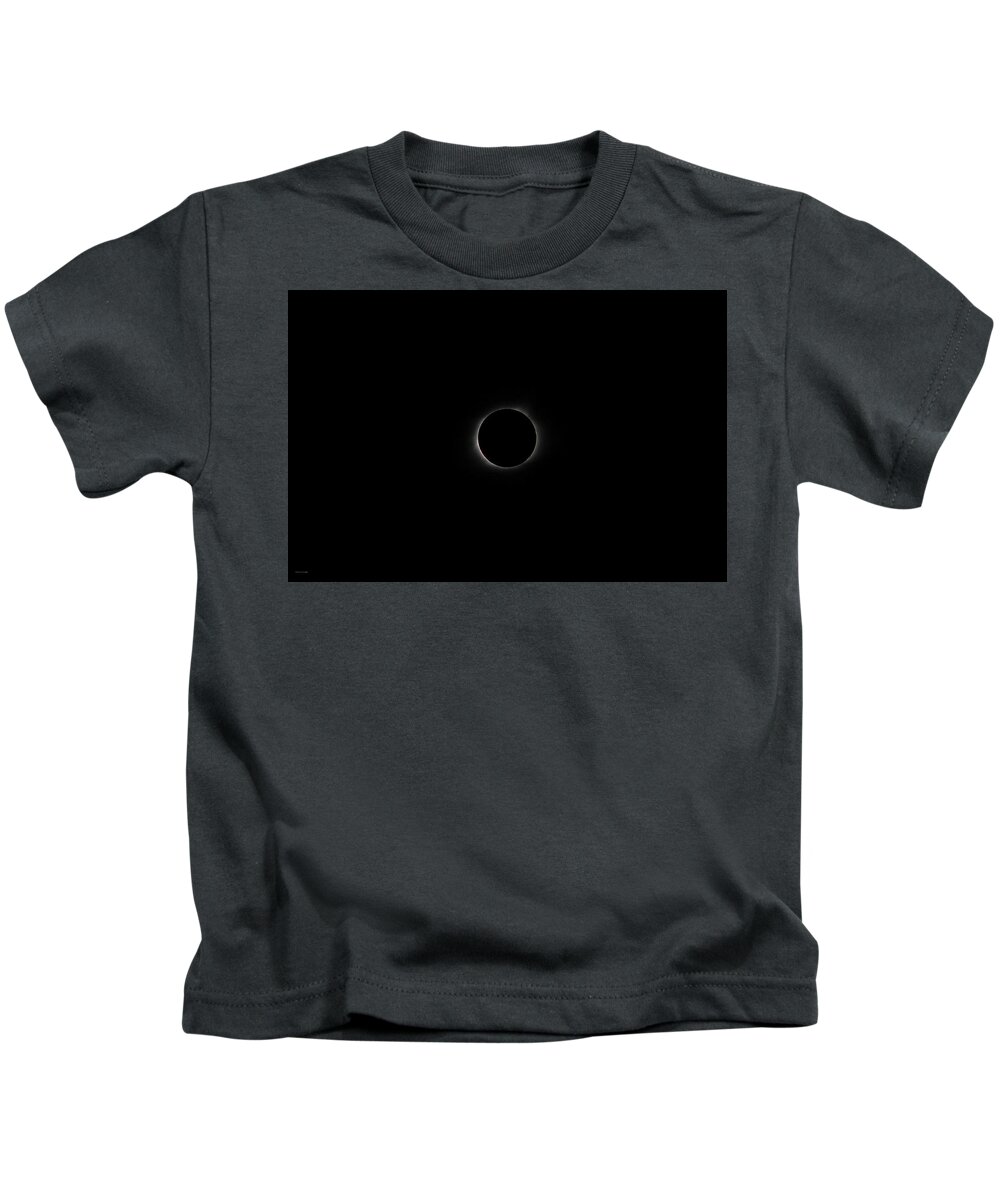 Moon Kids T-Shirt featuring the photograph Eclipse 2017 #1 by Ross Henton
