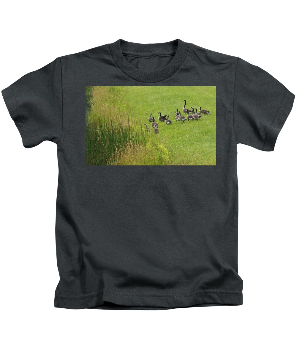 Goose Kids T-Shirt featuring the photograph Goose #1 by Jackie Russo