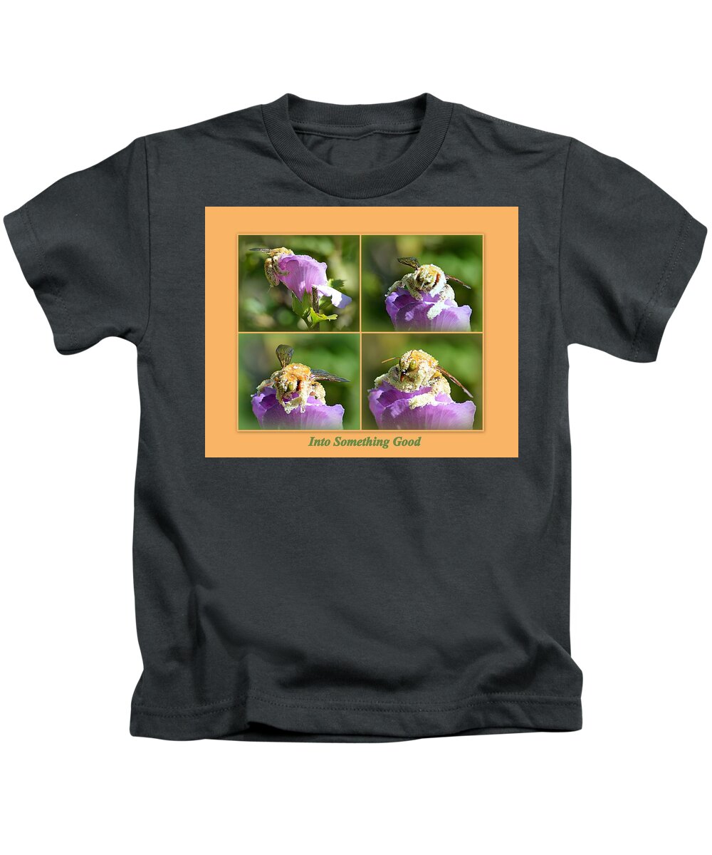 Collage Kids T-Shirt featuring the photograph Into Something Good #1 by AJ Schibig