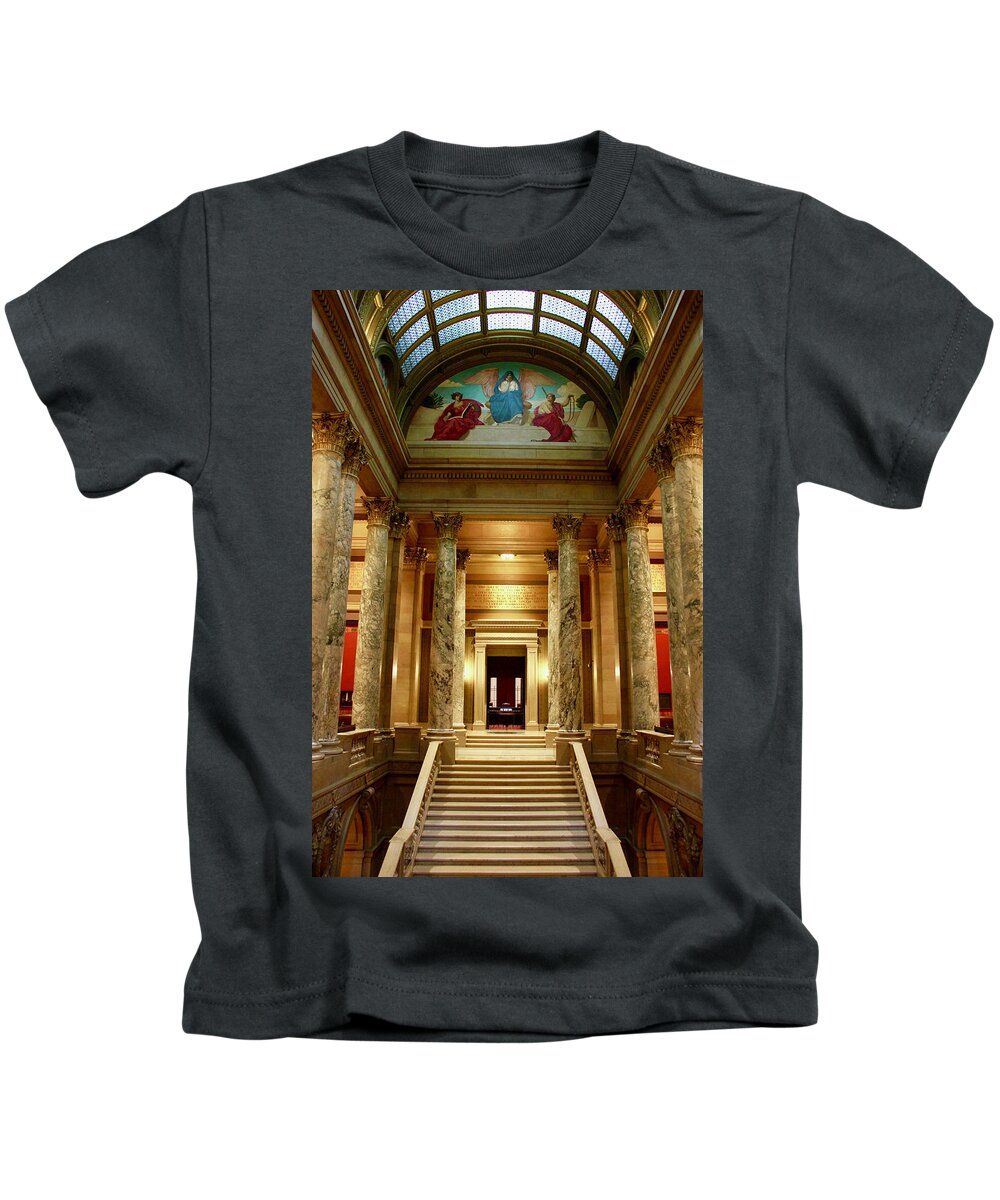Minnesota Kids T-Shirt featuring the photograph Minnesota Supreme Court #1 by Sarah Lilja
