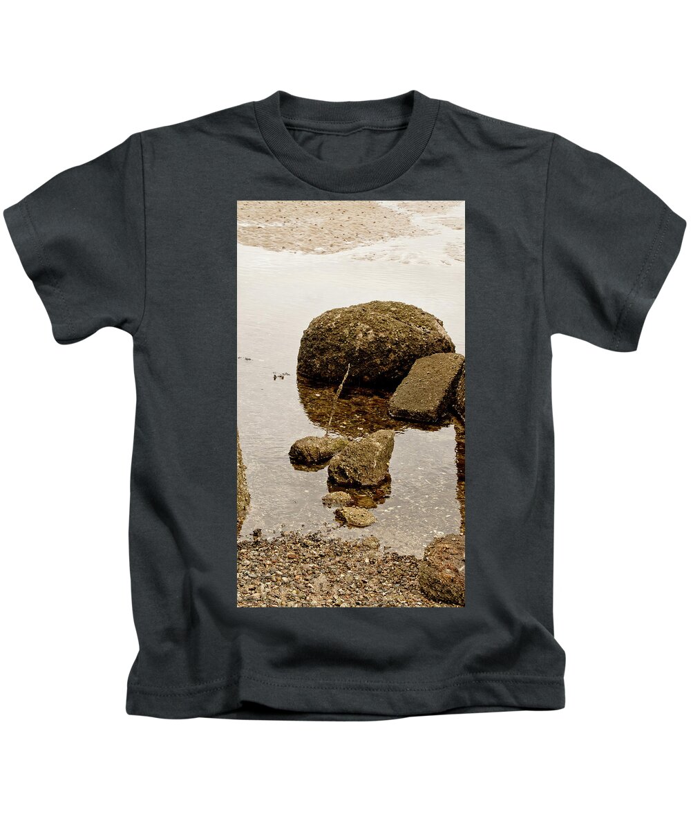 Seabed Kids T-Shirt featuring the photograph On the seabed. #1 by Elena Perelman