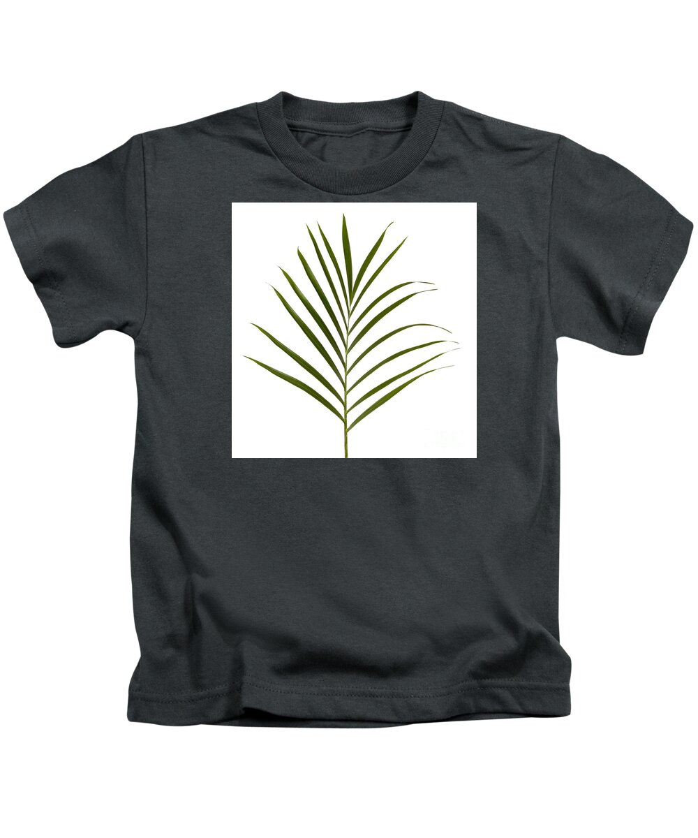 Pam Kids T-Shirt featuring the photograph Palm Leaf #1 by Tony Cordoza