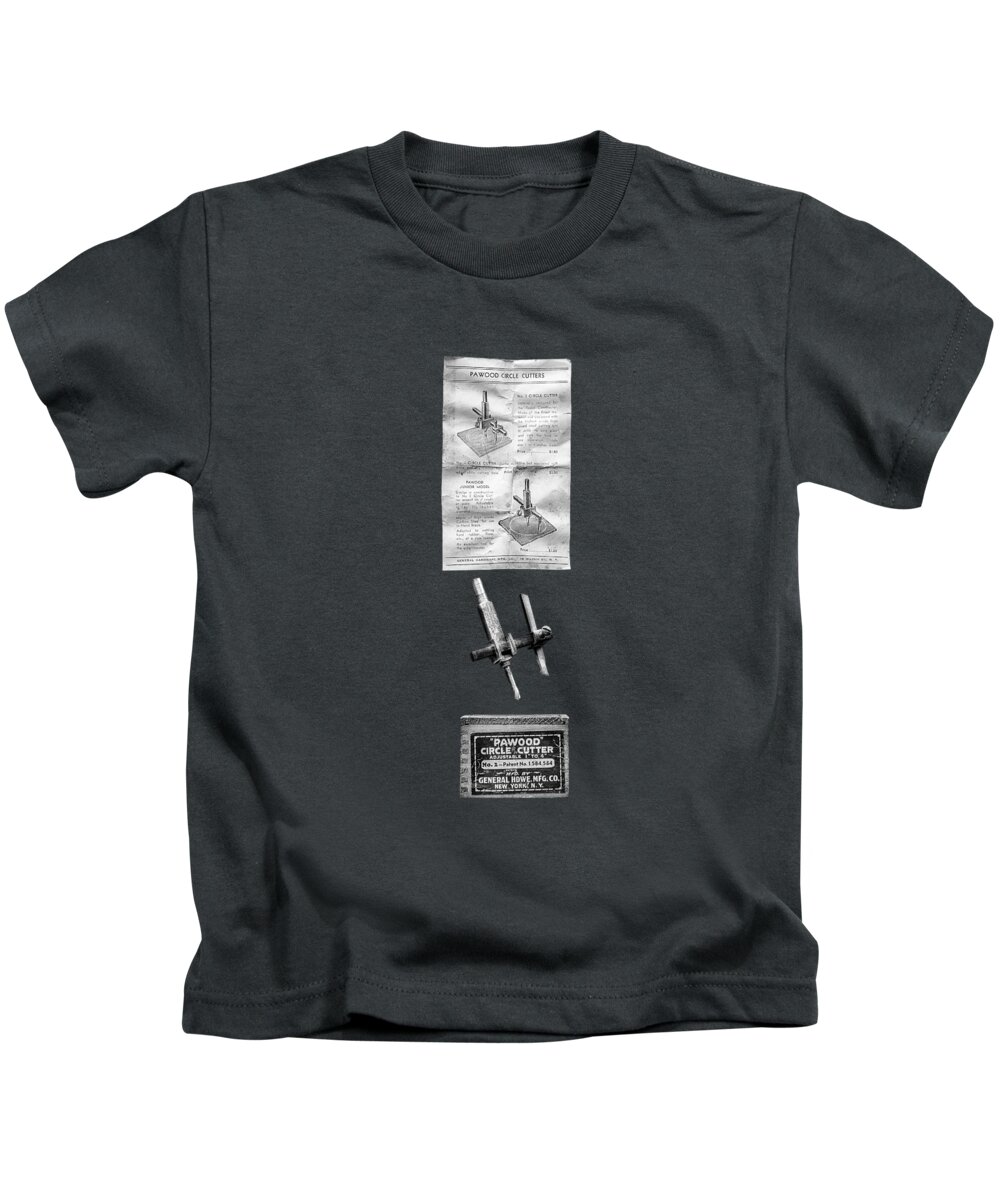 Antique Kids T-Shirt featuring the photograph Pawood Circle Cutter by YoPedro