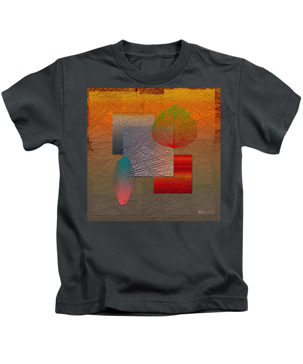 Abstracts By Serge Averbukh Kids T-Shirt featuring the photograph Quiet Sunset at the End of Northern Summer #2 by Serge Averbukh