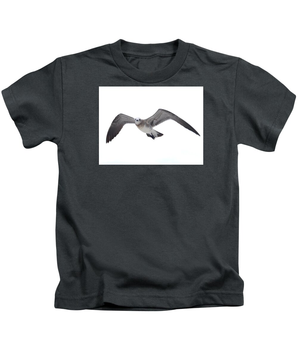 Sea Gull Kids T-Shirt featuring the photograph Sea Gull #1 by James Granberry
