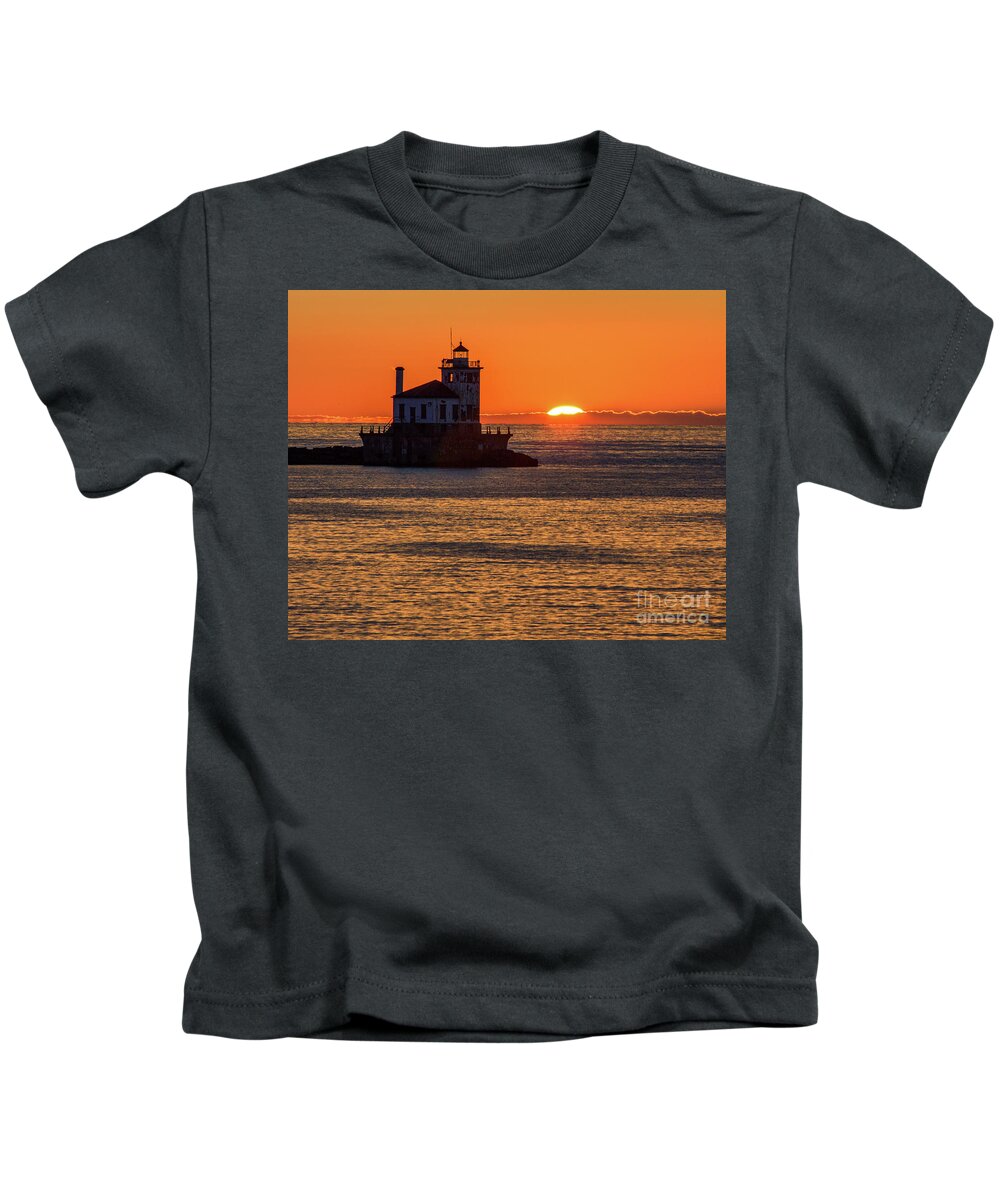 Sundown Kids T-Shirt featuring the photograph Setting Sun by Rod Best