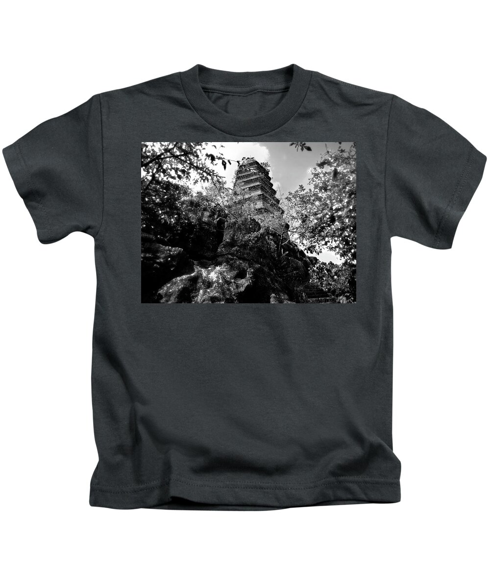 China Kids T-Shirt featuring the photograph China Guilin landscape scenery photography #15 by Artto Pan