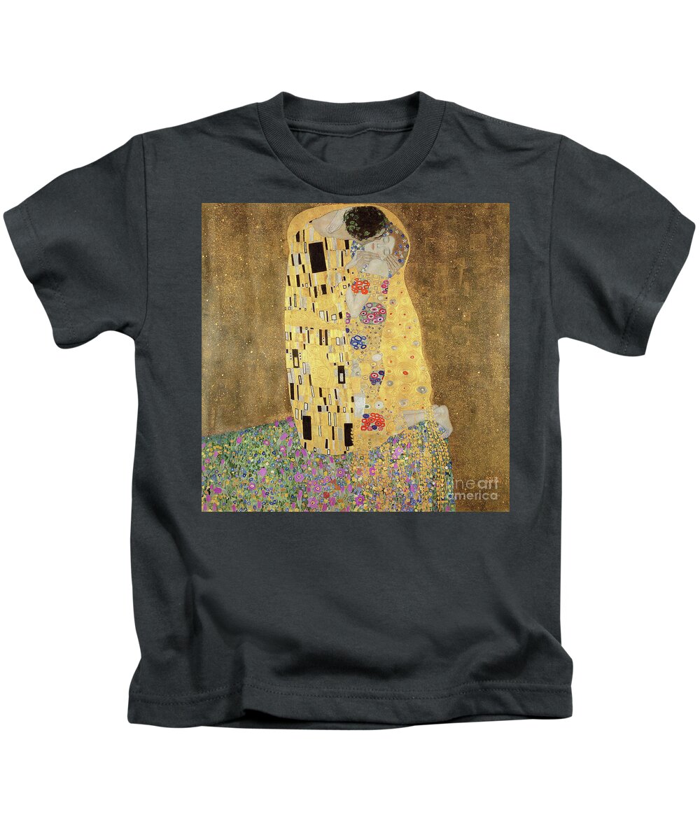 The Kiss Kids T-Shirt Gustav Klimt - Pixels