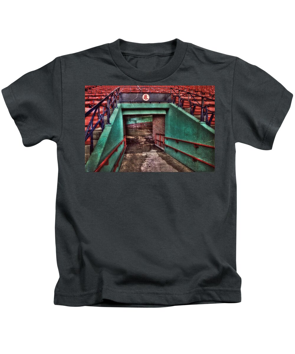 Red Sox Kids T-Shirt featuring the photograph 1912 - Fenway Park - Boston by Joann Vitali