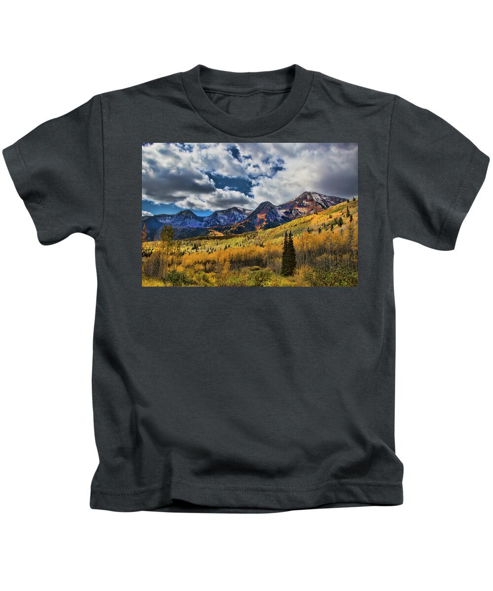 Autumn Kids T-Shirt featuring the photograph Rocky Mountain Fall by Mark Smith