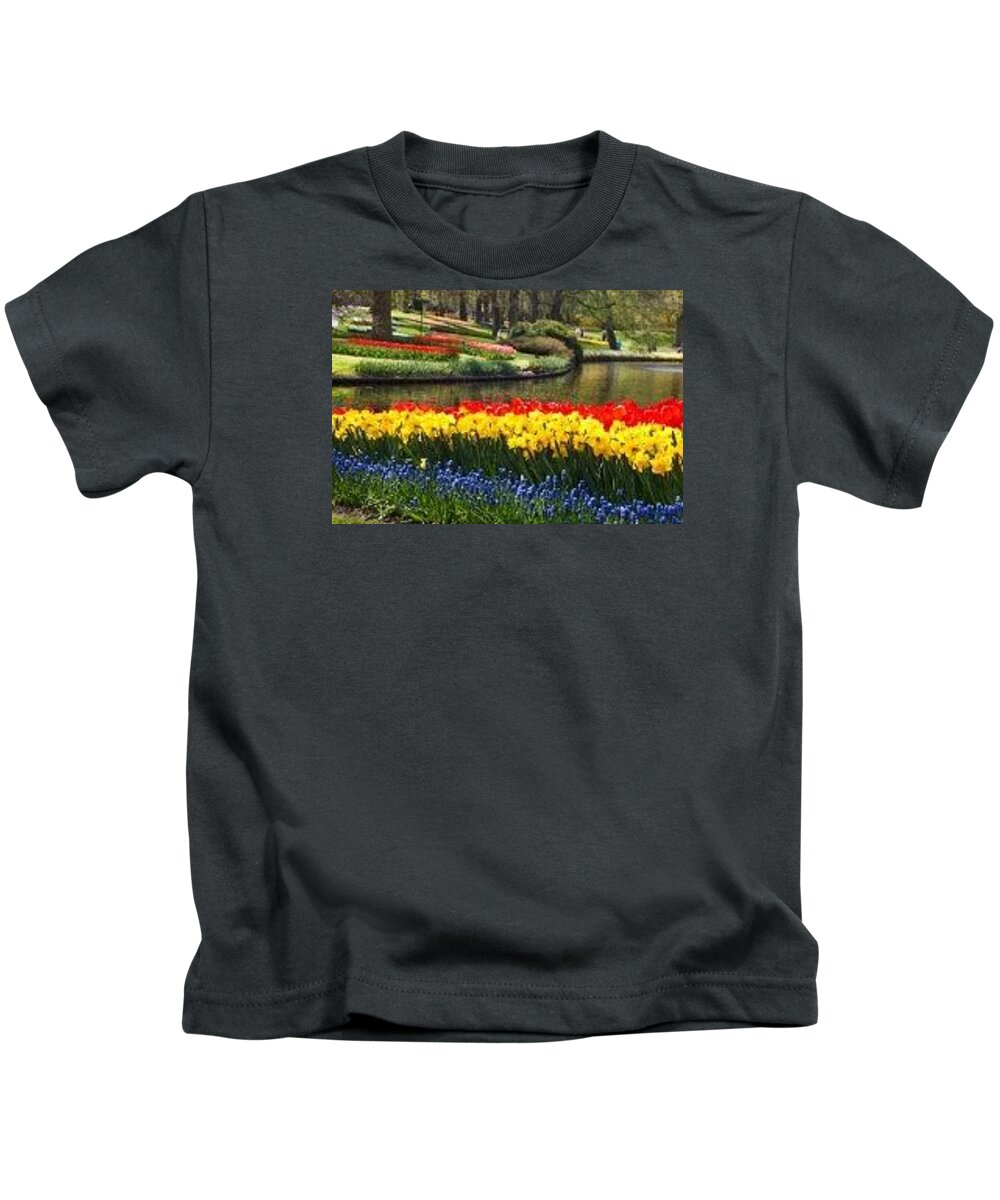  Flower Delivery Kids T-Shirt featuring the photograph Flowers #6 by James Knecht
