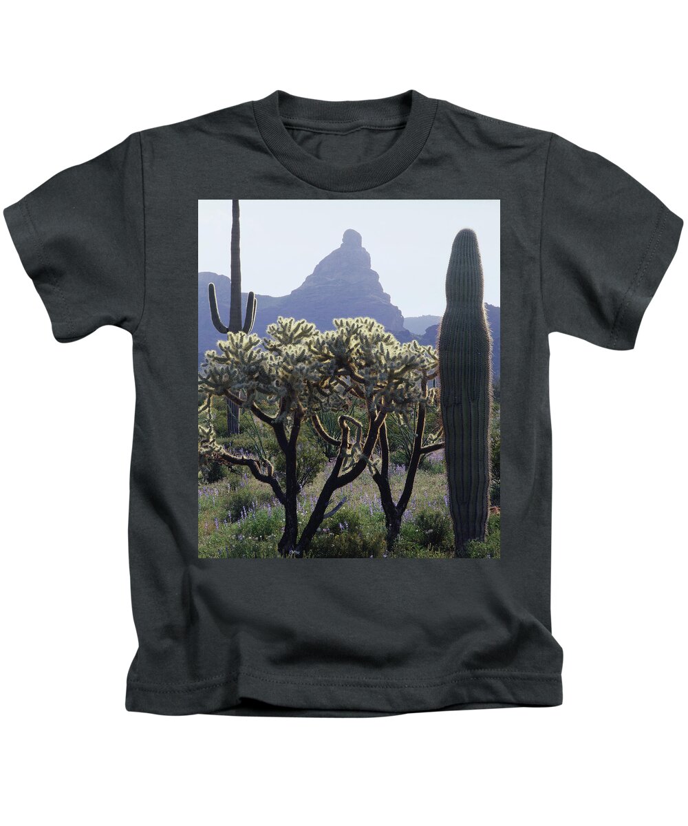 313737 Kids T-Shirt featuring the photograph 313737 Montezumas Head by Ed Cooper Photography