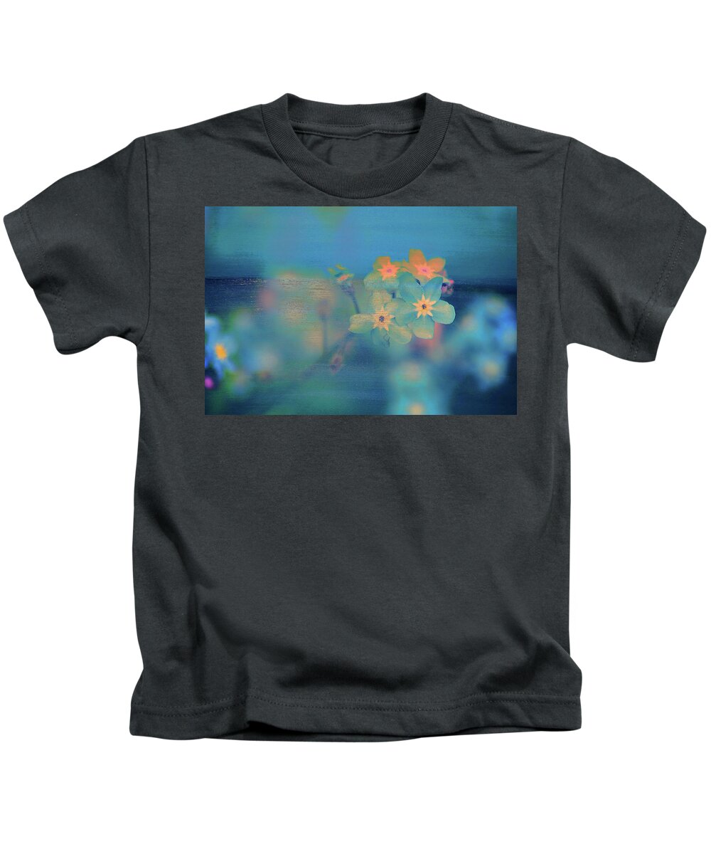 Texture Kids T-Shirt featuring the photograph Texture Flowers #34 by Prince Andre Faubert