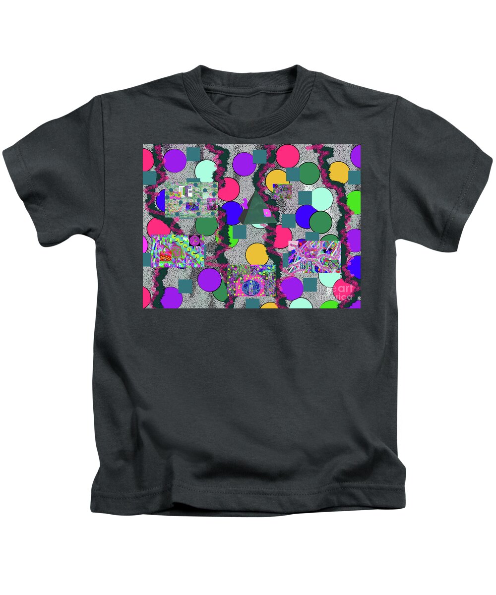 Walter Paul Bebirian Kids T-Shirt featuring the digital art 4-8-2015abcdef by Walter Paul Bebirian