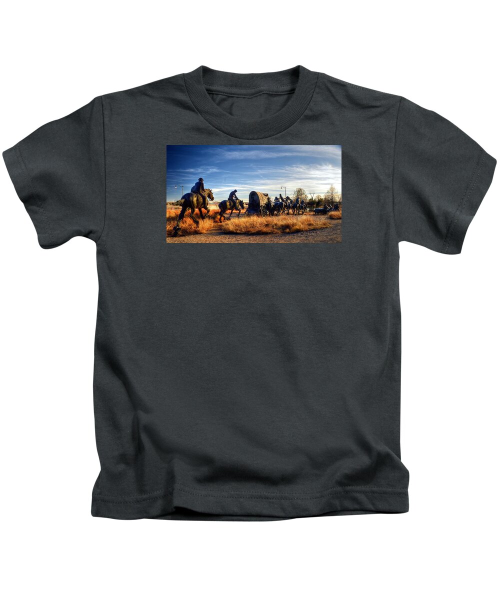 Oklahoma City Oklahoma Usa Kids T-Shirt featuring the photograph Oklahoma City Oklahoma USA #40 by Paul James Bannerman