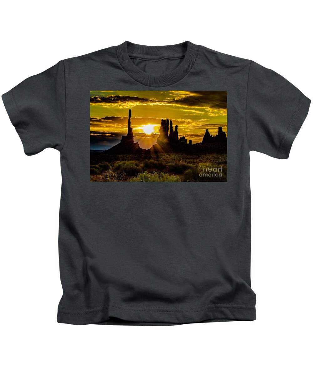 Sunrise Kids T-Shirt featuring the photograph Sunrise #1 by Mark Jackson
