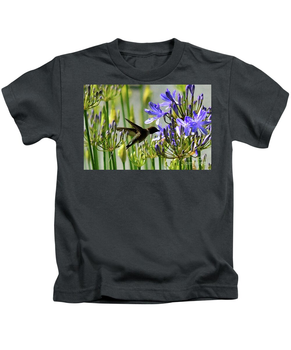 Hummingbird Kids T-Shirt featuring the photograph Hummingbird #52 by Marc Bittan