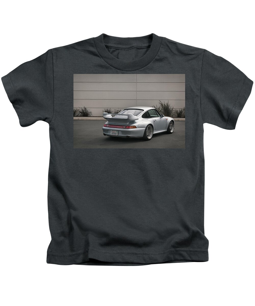 Cars Kids T-Shirt featuring the photograph #Porsche #993gt2 #Print #6 by ItzKirb Photography