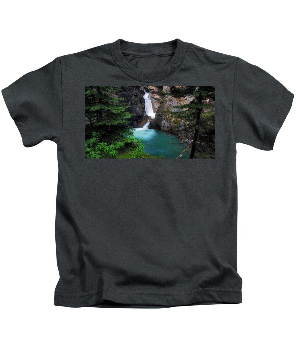 Waterfall Kids T-Shirt featuring the photograph Waterfall #6 by Jackie Russo