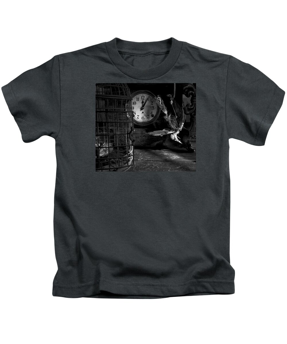 Freedom Comes A Lil Too Late For This One. Kids T-Shirt featuring the photograph A little too late by Robert Och