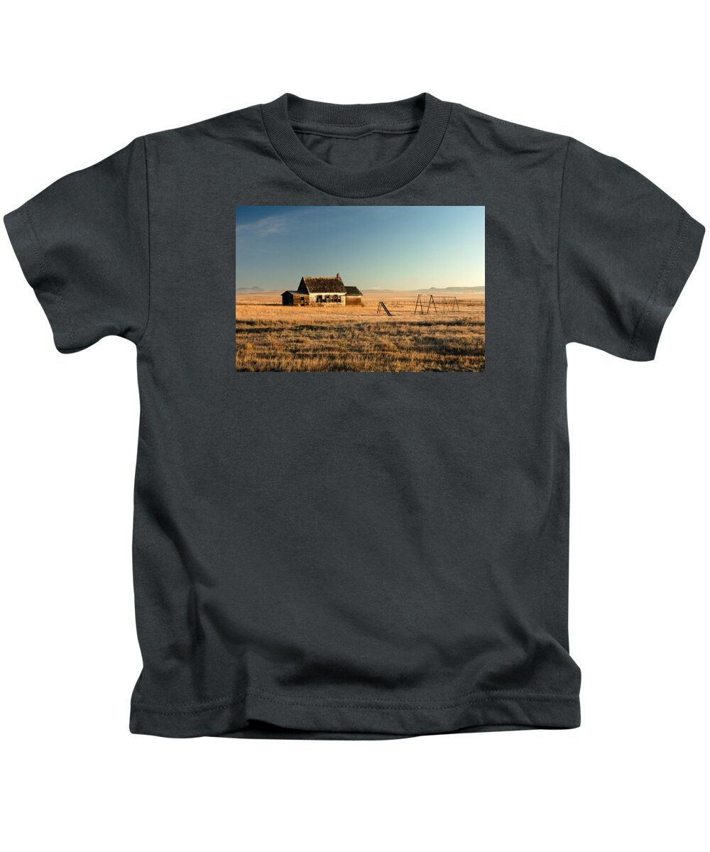Abandoned Kids T-Shirt featuring the photograph A Long, Long Time Ago by Todd Klassy