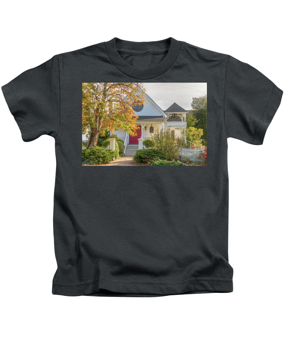 Island Church Kids T-Shirt featuring the photograph A Romance And A Dream by Kristina Rinell