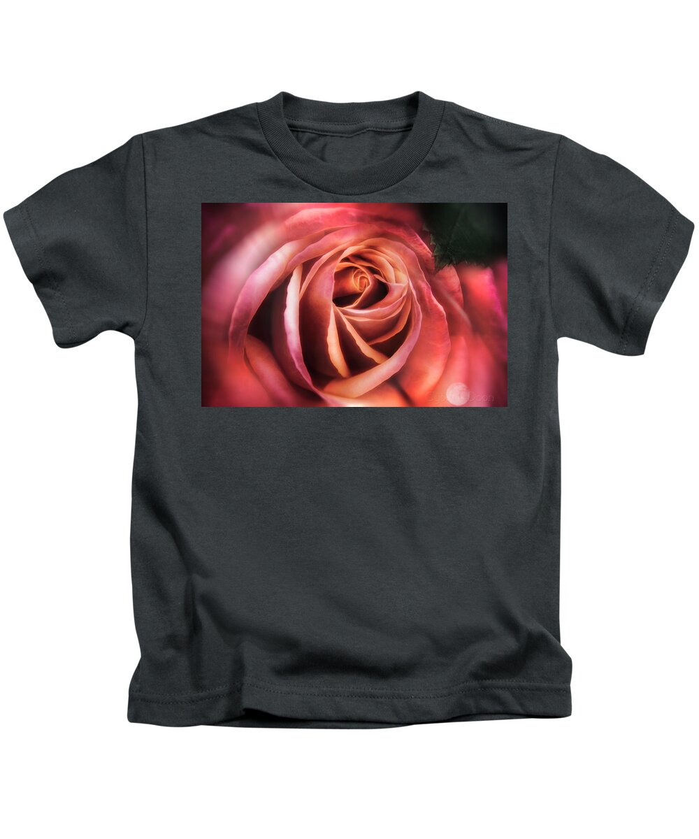 Kids T-Shirt featuring the photograph A Rose Is.. by Cybele Moon