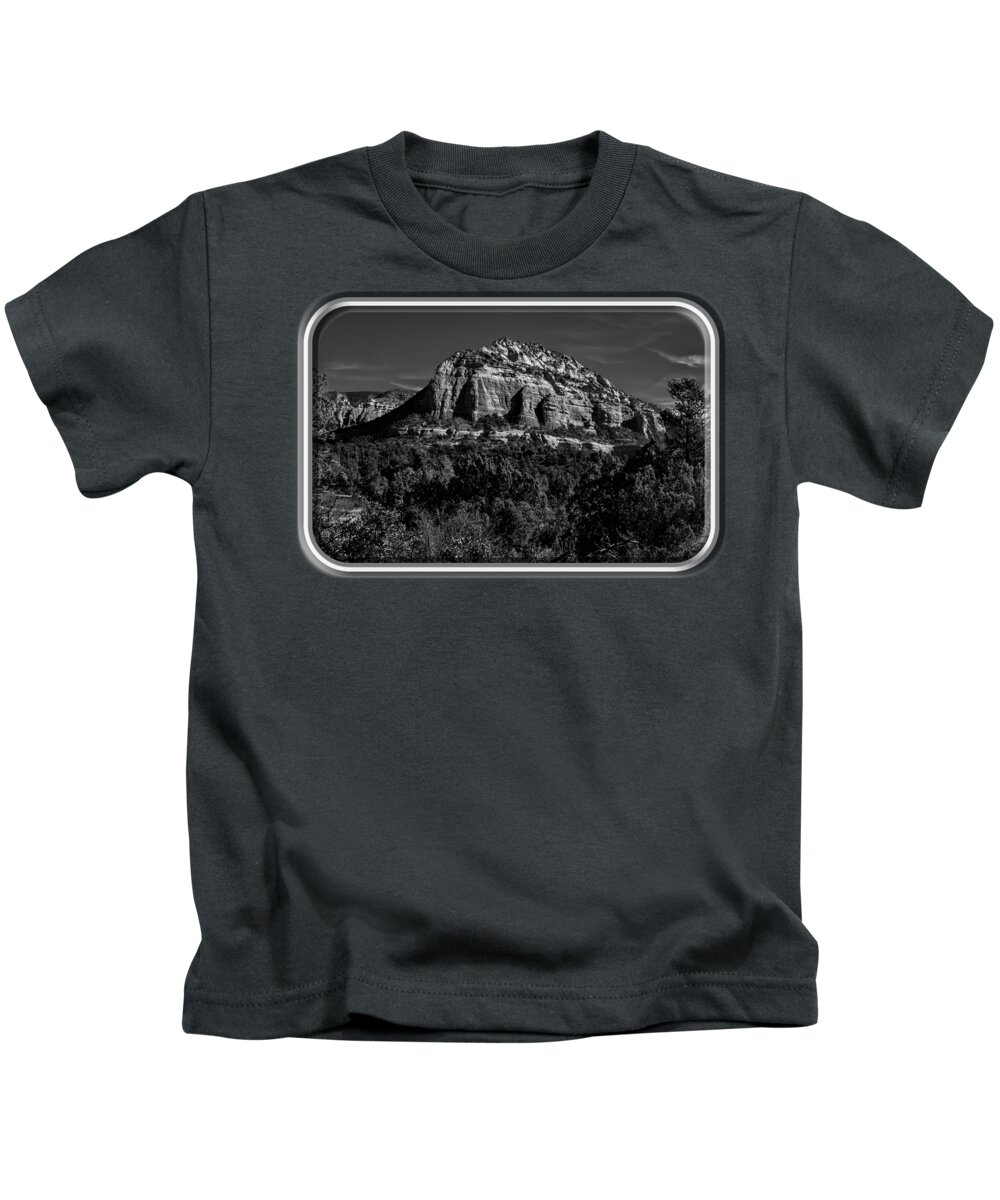 Arizona Kids T-Shirt featuring the photograph Above The Vortex BW by Mark Myhaver