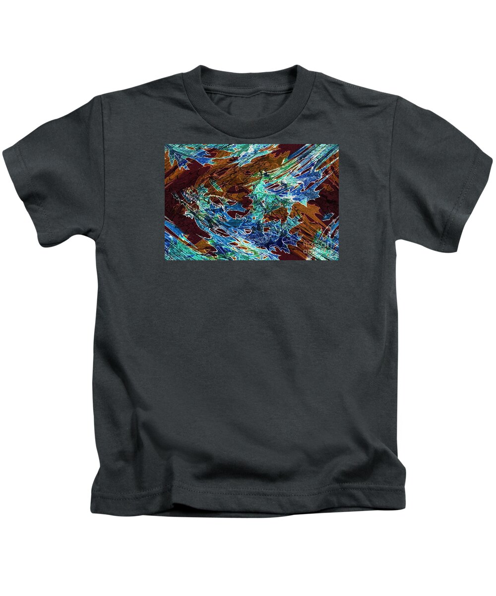 Abstract Kids T-Shirt featuring the photograph Abstract Pattern 6 by Jean Bernard Roussilhe