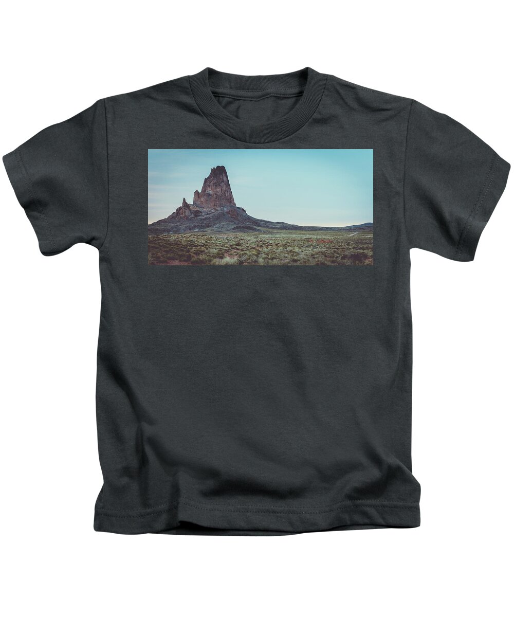 El Capitan Kids T-Shirt featuring the photograph Agathla Peak, Arizona by Mati Krimerman