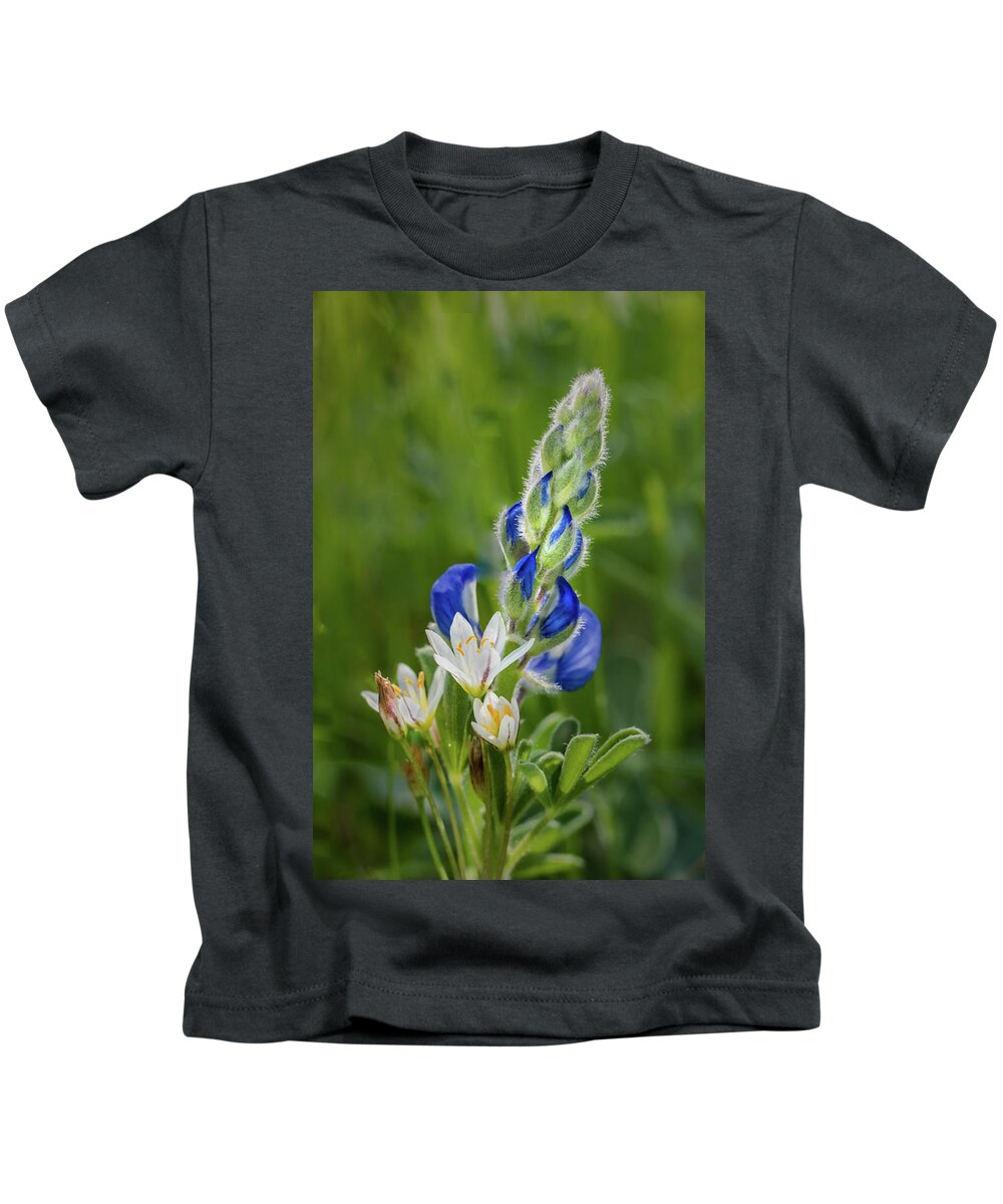 Intimate Kids T-Shirt featuring the photograph An Intimate Bouquet by James Woody