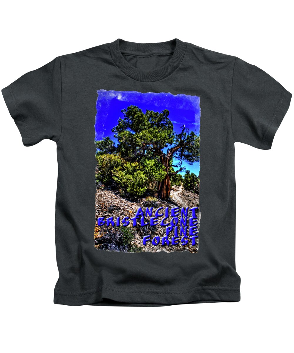 California Kids T-Shirt featuring the photograph Ancient Bristlecone Pine Tree by Roger Passman