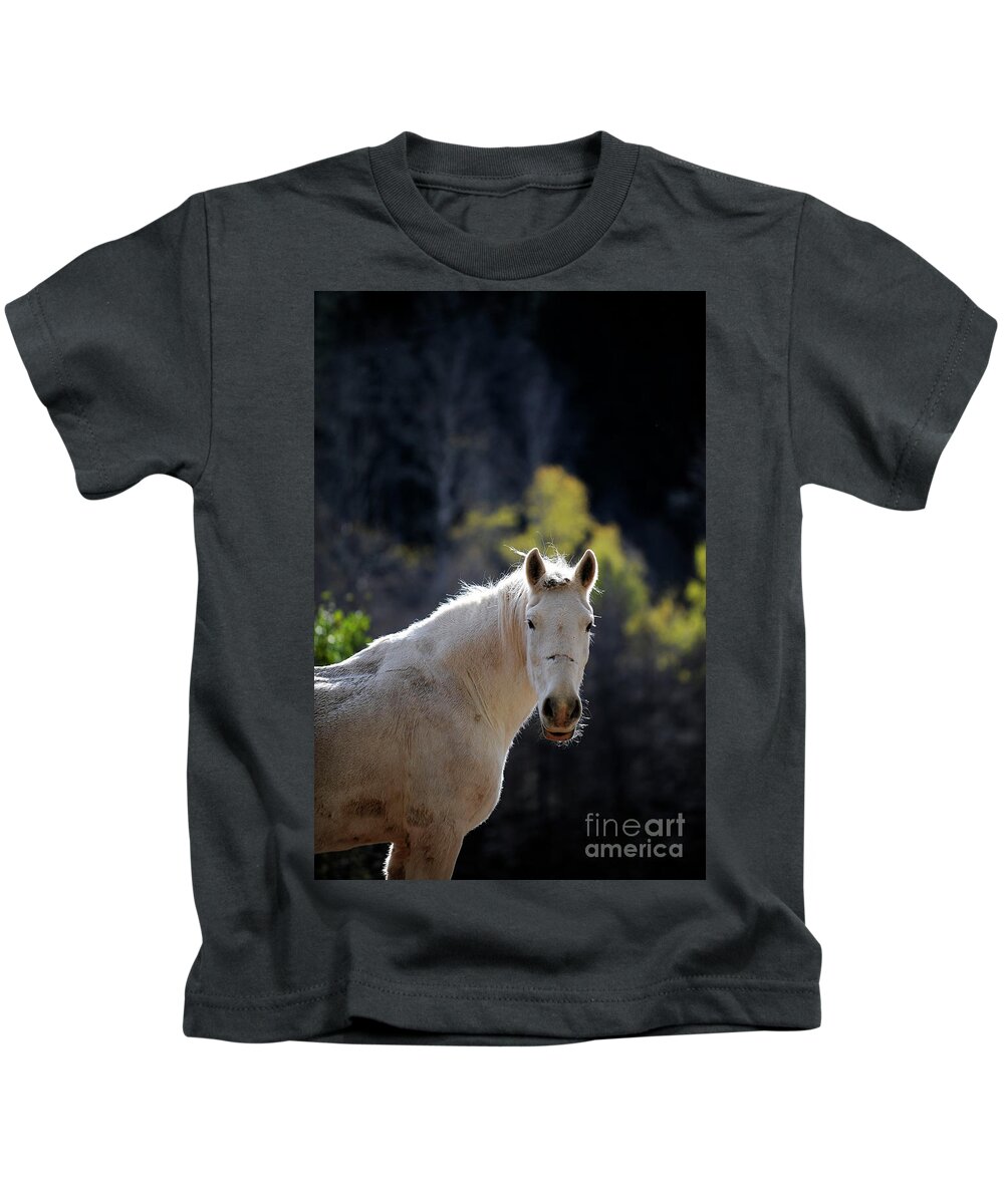 Rosemary Farm Kids T-Shirt featuring the photograph Annie #2 by Carien Schippers